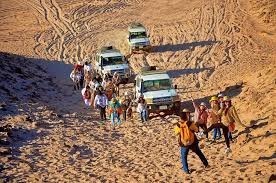 A thrilling quad biking experience across the golden desert dunes of Marsa Alam.