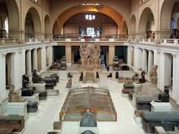The Egyptian Museum of Antiquities in Tahrir Square Cairo